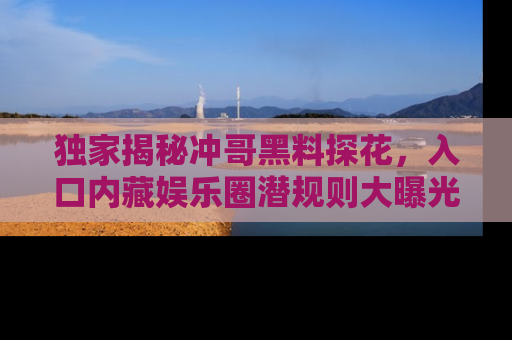 独家揭秘冲哥黑料探花,入口内藏娱乐圈潜规则大曝光