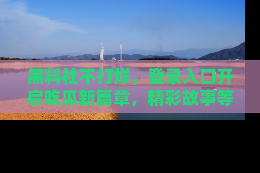 黑料社不打烊,登录入口开启吃瓜新篇章,精彩故事等你来发现!