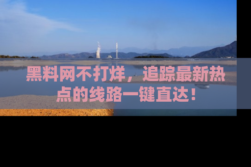 黑料网不打烊,追踪最新热点的线路一键直达!