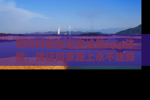 黑料网最新回家线路app体验,保证回家路上永不迷路顺畅