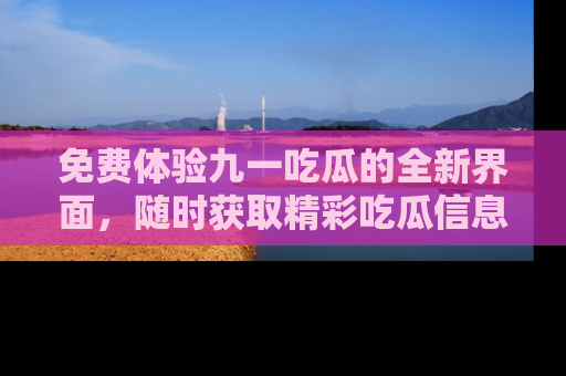 免费体验九一吃瓜的全新界面,随时获取精彩吃瓜信息!