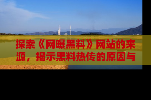 探索《网曝黑料》网站的来源,揭示黑料热传的原因与影响