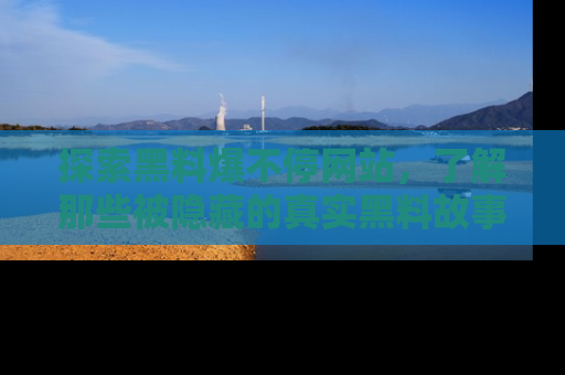 探索黑料爆不停网站,了解那些被隐藏的真实黑料故事