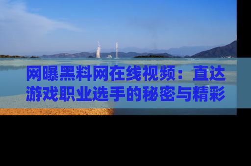 网曝黑料网在线视频：直达游戏职业选手的秘密与精彩动漫片段！