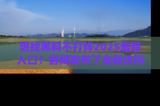 想找黑料不打烊2025最新入口?官网发布了全新访问指南!