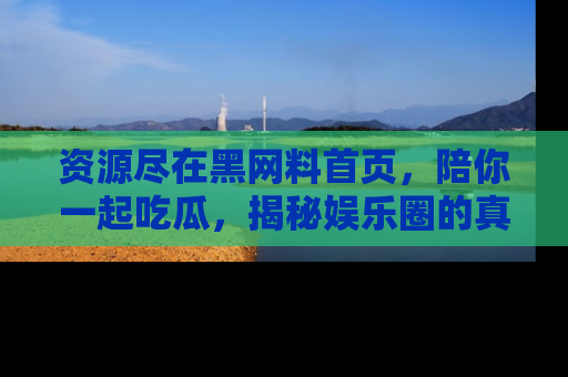 资源尽在黑网料首页,陪你一起吃瓜,揭秘娱乐圈的真实内幕